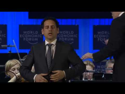 Juan Diego Florez - Una furtiva lagrima - World Economic Forum 2014