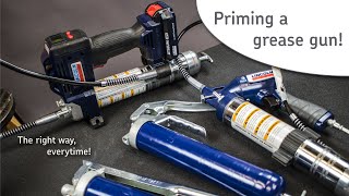 Prime a grease gun the RIGHT way!