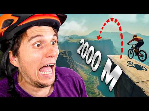 Der 2000 METER SPRUNG im Fahrrad Simulator