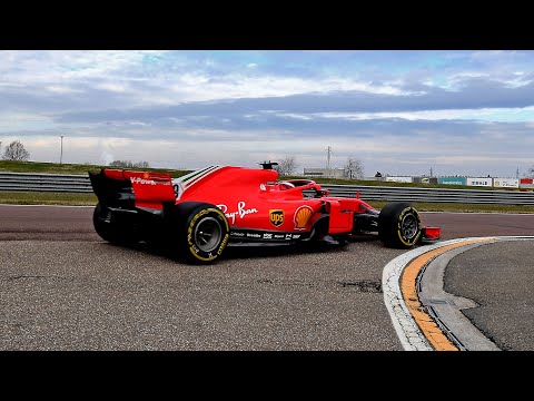 Giuliano Alesi, Marcus Armstrong, Robert Shwartzman - F1 Ferrari SF71H test - January 2021