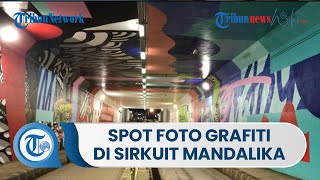 Inilah Penampakan Spot Foto Grafiti di Sirkuit Mandalika, Manjakan Pengunjung yang Melintas