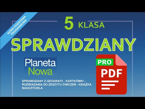 Test GEOGRAFIA dla klas 5 PDF (Planeta Nowa)