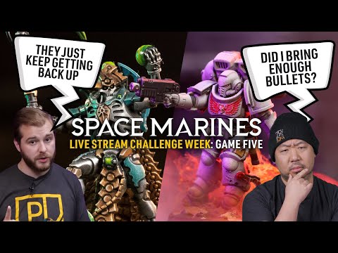 Necrons vs Gladius. Trying New Detachments all week in live stream challenges.