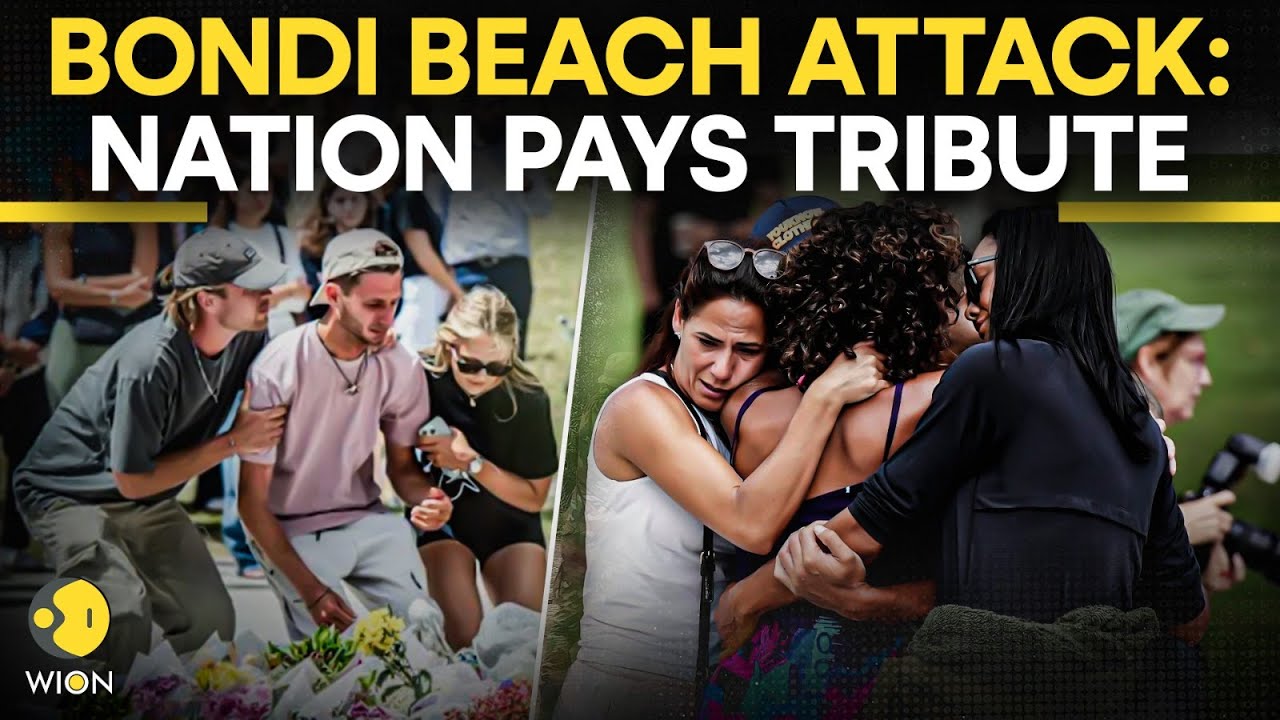 Sydney Beach Shooting LIVE: Mourners Lay Flowers and Pay Tribute at Bondi Beach | Bondi Shooting