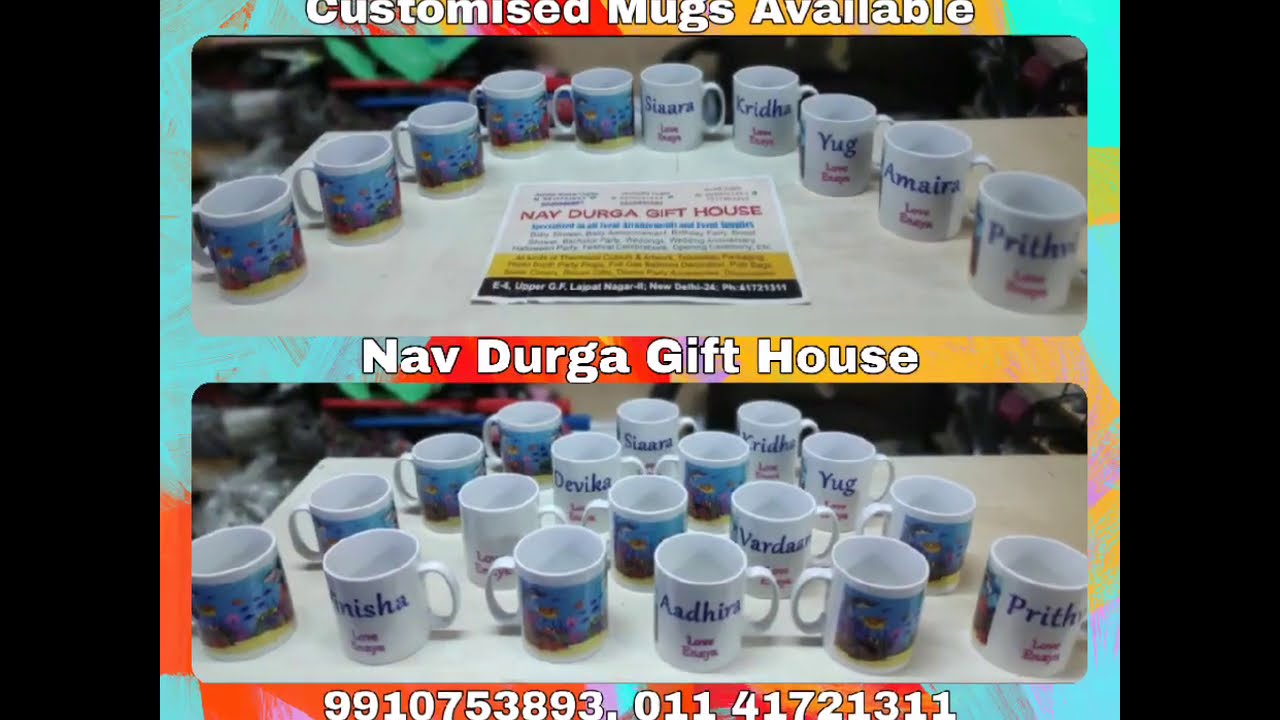 Customised Mugs Printing Services in Delhi