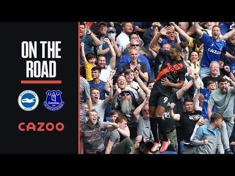 ON THE ROAD WITH CAZOO: BRIGHTON | UNSEEN FOOTAGE FROM EVERTON'S WIN AT THE AMEX!