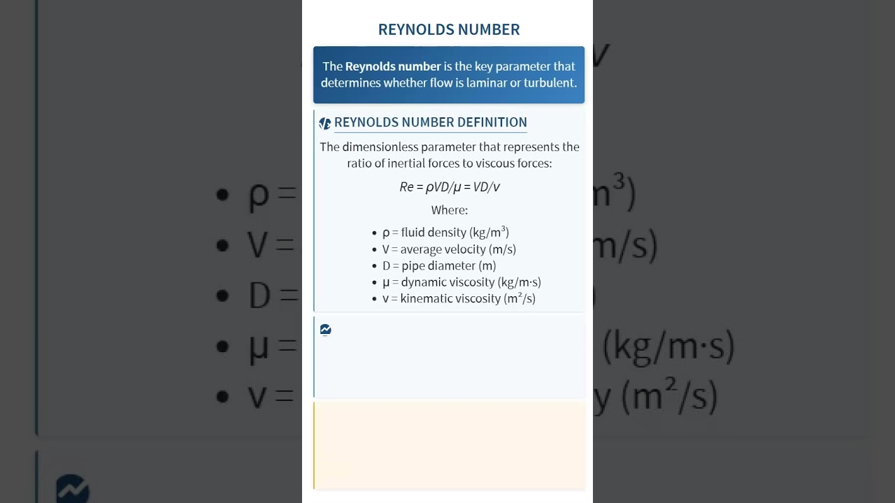 Reynolds Number#reynolds #fluidmechanics #Reynolds #FluidMechanics #EngineeringConcepts