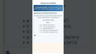 Reynolds Number#reynolds #fluidmechanics #Reynolds #FluidMechanics #EngineeringConcepts