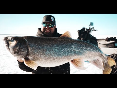 Ice Fishing for Athapap Giants - Bakers Narrows Lodge