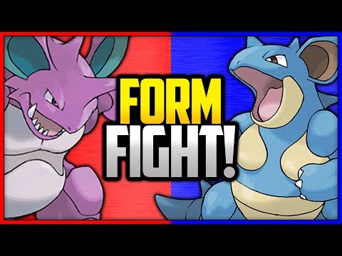 Nidoking vs Nidoqueen | Pokémon Form Fight