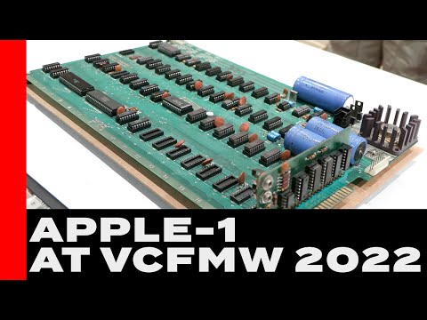 Apple-1 Computer Live at VCF Midwest – Rare Tech Revealed