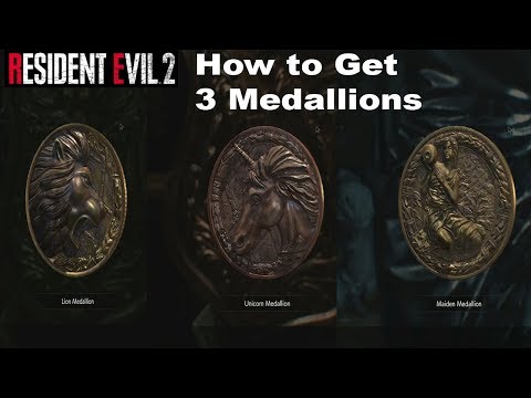 RE2 Remake How to get 3 Medallions with Location