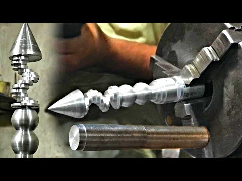 Making a Crazy Part on the Lathe - Manual Machining