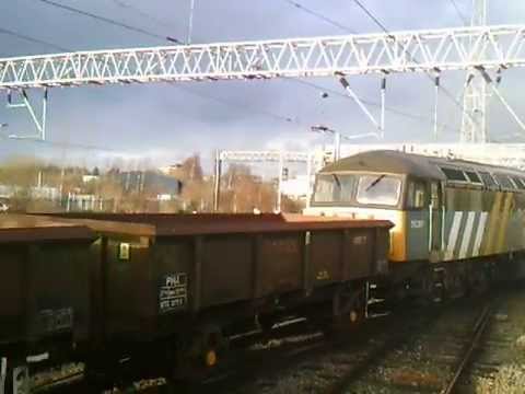 DCR 56301 working 6Z34 Chaddesden Sdgs to Shap Summit Quarry pass Crewe 8/1/2014