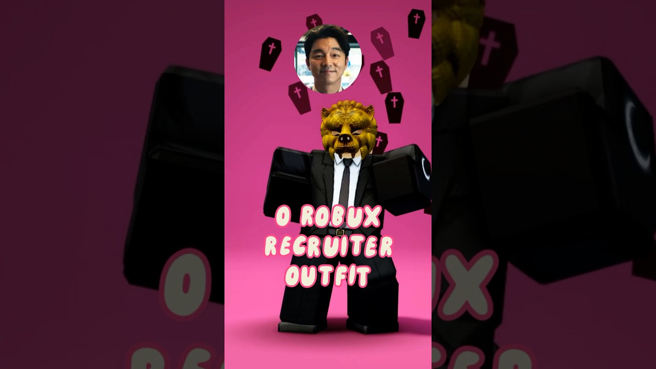 0 ROBUX SALESMAN OUTFIT #squidgame #roblox #youtubeshorts #shorts