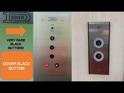 RARE (And low on oil!) DOVER BLACK BUTTON ELEVATOR in GREENWICH, CONNECTICUT