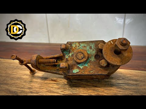 Antique Manual BenchGrinder - Restoration - Workshop DC