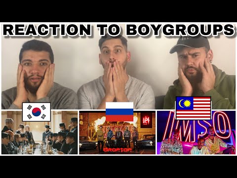 Reaction to BOYGROUPS:ATEEZ "ANSWER" (KPOP) vs. INKI "DROP TOP" (Russia)vs. K-CLIQUE "IMSO" Malaysia