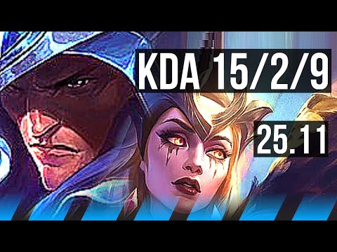 TALON vs LEBLANC (MID) | 9 solo kills, 15/2/9, Legendary | KR Master | 25.11