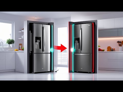 Как перевесить двери холодильника самому?