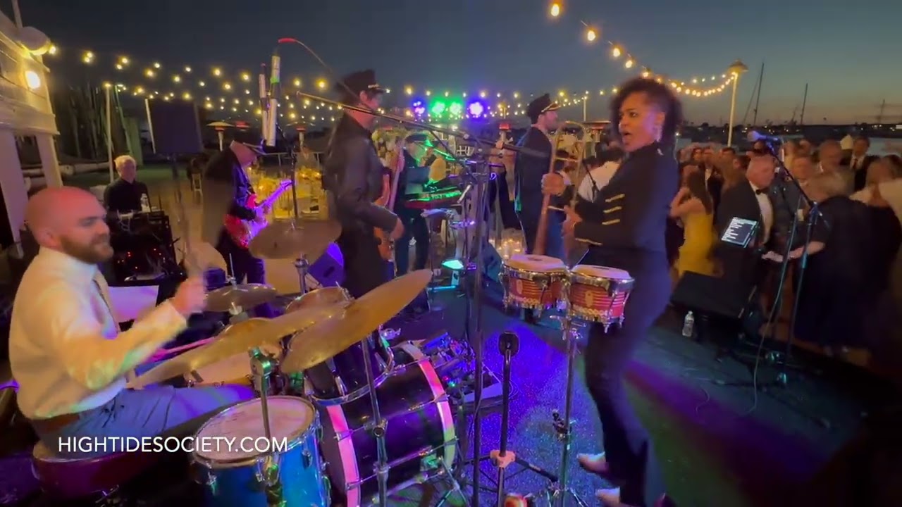 Groomsman Sits In with High Tide Society (Balboa Yacht Club)