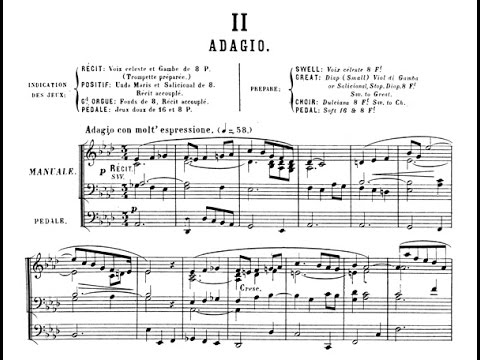 Guilmant: Fünfte Sonate op. 80 - II. Adagio