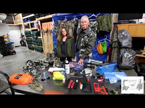 Arrowhead Outfitters, LLC Tundra Camp Kit and personal items