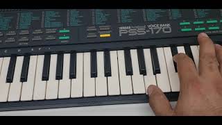 Video thumbnail for YAMAHA PORTASOUND PSS-170 by Edgar Ponce