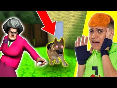 THE EVIL TEACHER’S DOG BIT ME!! (Scary Teacher)