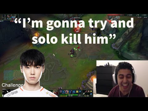 HLE Chovy Gets Solo Killed By This EUW Zed One Trick!! - 420weabooslayer