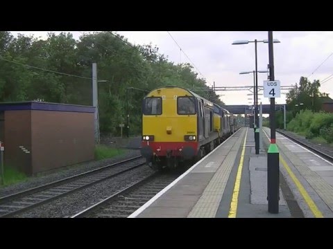 20303+37425 work 6K73 Sellafield to Crewe at Acton Bridge 4-07-13