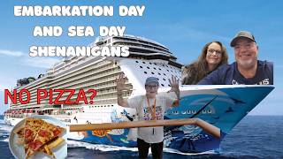 NCL Escape Embarkation day and sea shenanigans