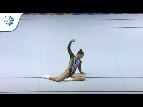 Daria TIKHONOVA (RUS) - 2019 Aerobics Junior European silver medallist, individual women