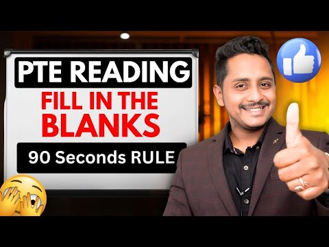 PTE Reading Hack: Fill in the Blanks in 90 Seconds!
