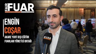 Akare Yurt Dışı Eğitim Fuarları Yönetici Ortağı Engin Coşar