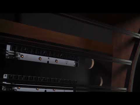 Blacked Out 21U/168HP Eurorack Cabinet