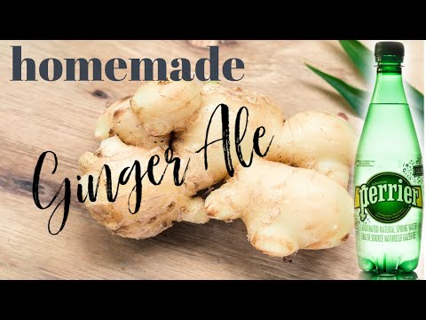 HOMEMADE GINGER ALE FROM SCRATCH || QUICK & EASY DRINK RECIPES
