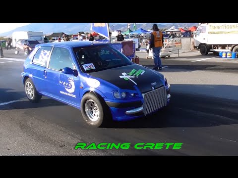 RALLYE 106 KAZALOS 11.5sec - DRAGSTER TYMPAKI 5-6 DEC 2015