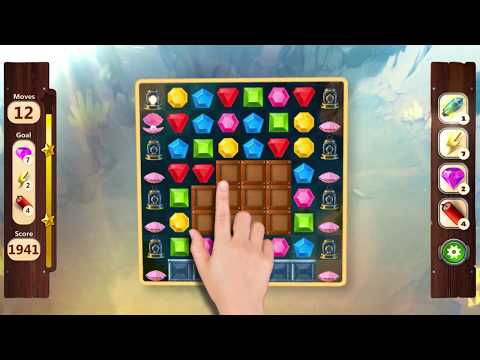 วิดีโอของ Jewels Planet - Match 3 Puzzle
