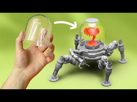 Scratch-building a robot that keeps a plant alive!