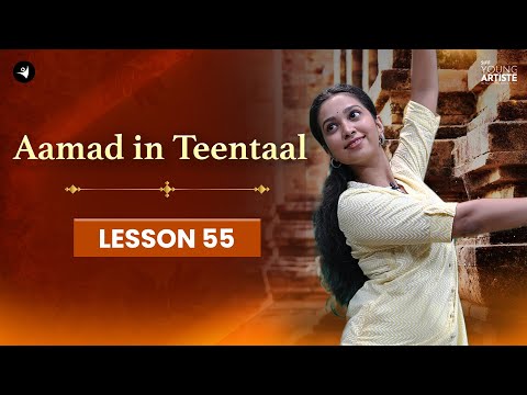 Aamad in Teentaal | Kathak Dance Lessons for Beginners #kathak #stepbystep #learnonline