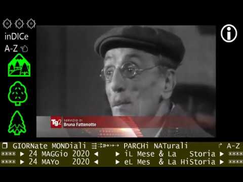 §.5/** TG2-Storia 24 maggio 2020-1900 anniversario nascita di Edoardo De Filippo, 120 anni fa