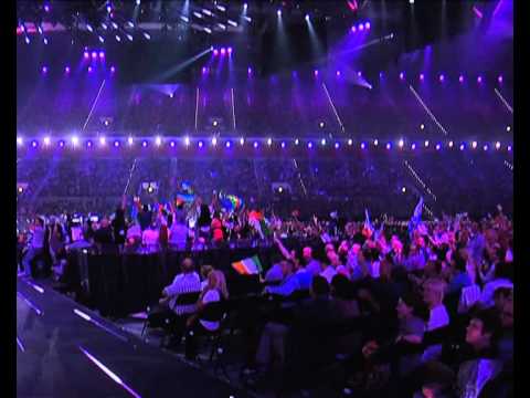 Eldar & Nigar - Shots inside Arena - semi-final and press-conference - Eurovision 2011, Azerbaijan