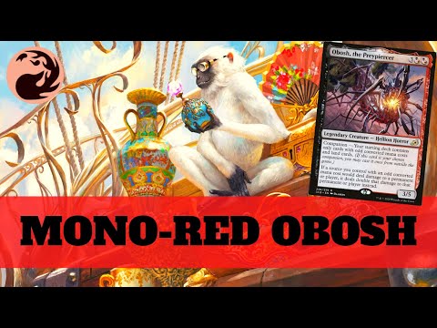 Opponents Concede at Turn 1 Ragavan! | MTG Modern | Mono-Red Obosh
