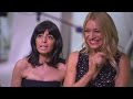 Tess Daly and CLAUDIA WINKLEMAN gear up for the.