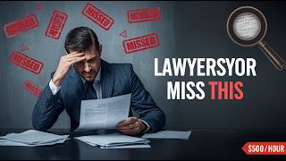Contract Myth #3: Lawyers Catch Everything (Even $500/Hour Attorneys Miss This!)