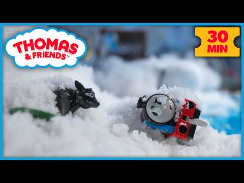 Thomas Spins Out on the Ice! | Thomas & Friends: Watch Out Thomas! | 30 Minutes - Kids TV Series, Kingdom Kids Zone - Thomas & Friends