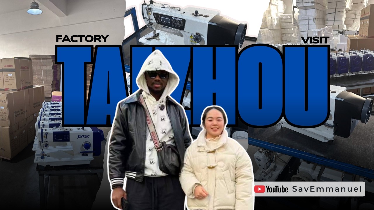 Inside an industrial sewing machine factory in china