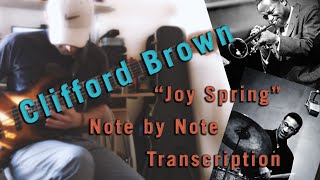 Clifford Brown for Bass Transcription Series - "Joy Spring" - Pablo Della Bella