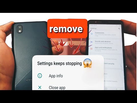 samsung a01 core settings keeps stopping-samsung a01 core setting not opening